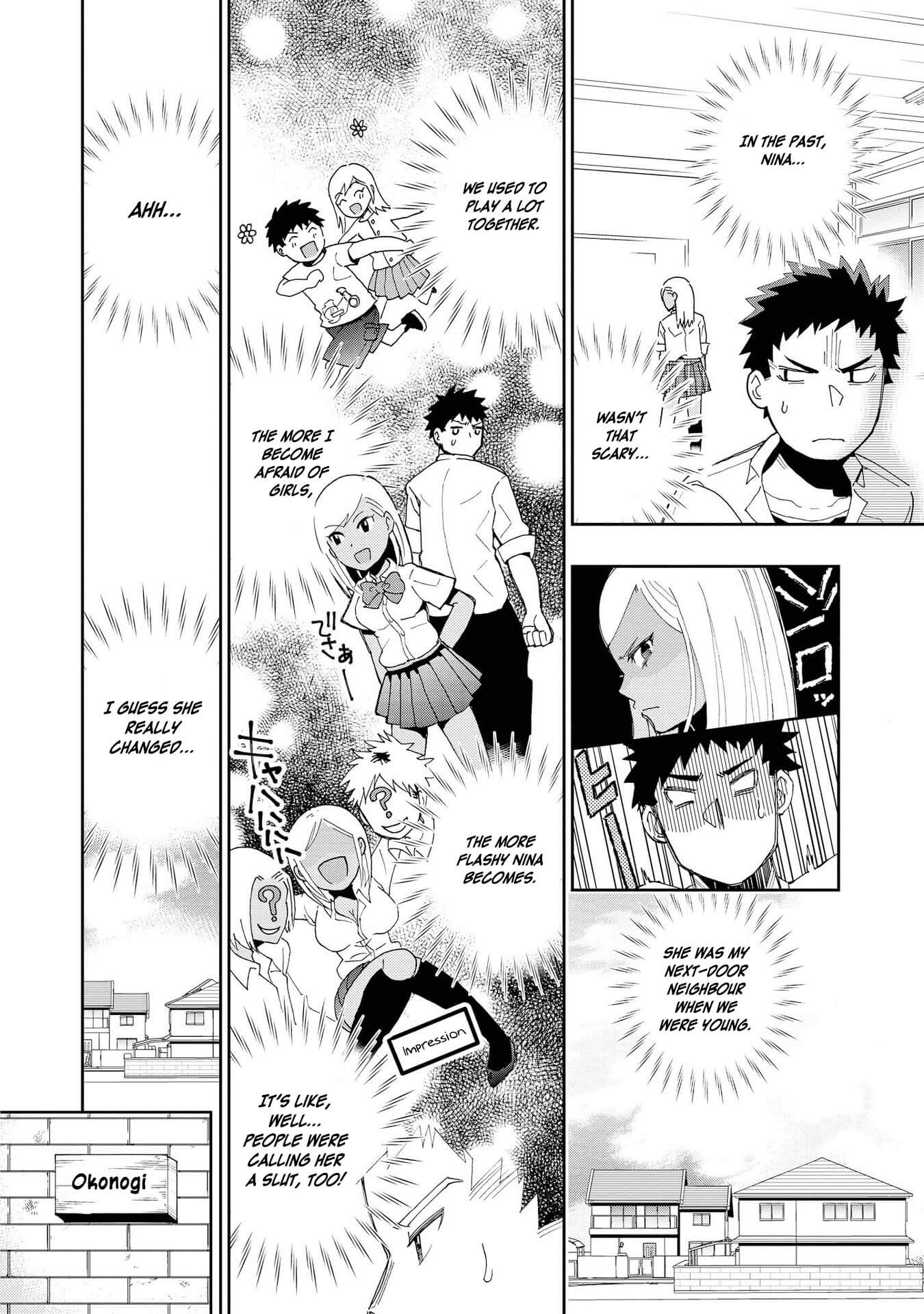 Hyottoshite Gyaru wa Orera ni Yasashii no Dewa? Anthology Comic Chapter 2 page 6 - Chapter 2: The 3 Gal siblings and the tough Tetsuo-kun