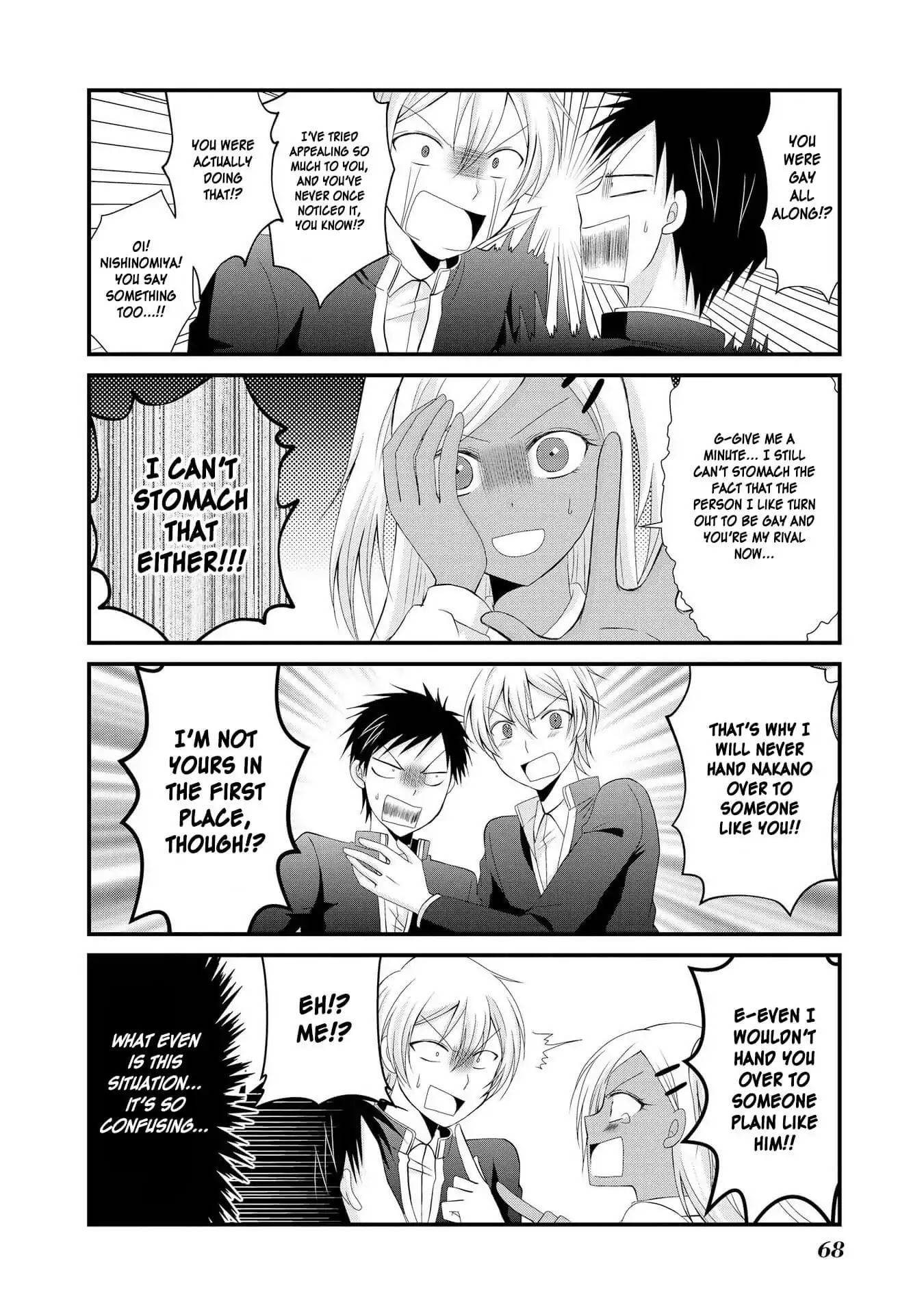 Hyottoshite Gyaru wa Orera ni Yasashii no Dewa? Anthology Comic Chapter 3 page 14 - Chapter 3: This is a story about a Gal falling in love with my best friend