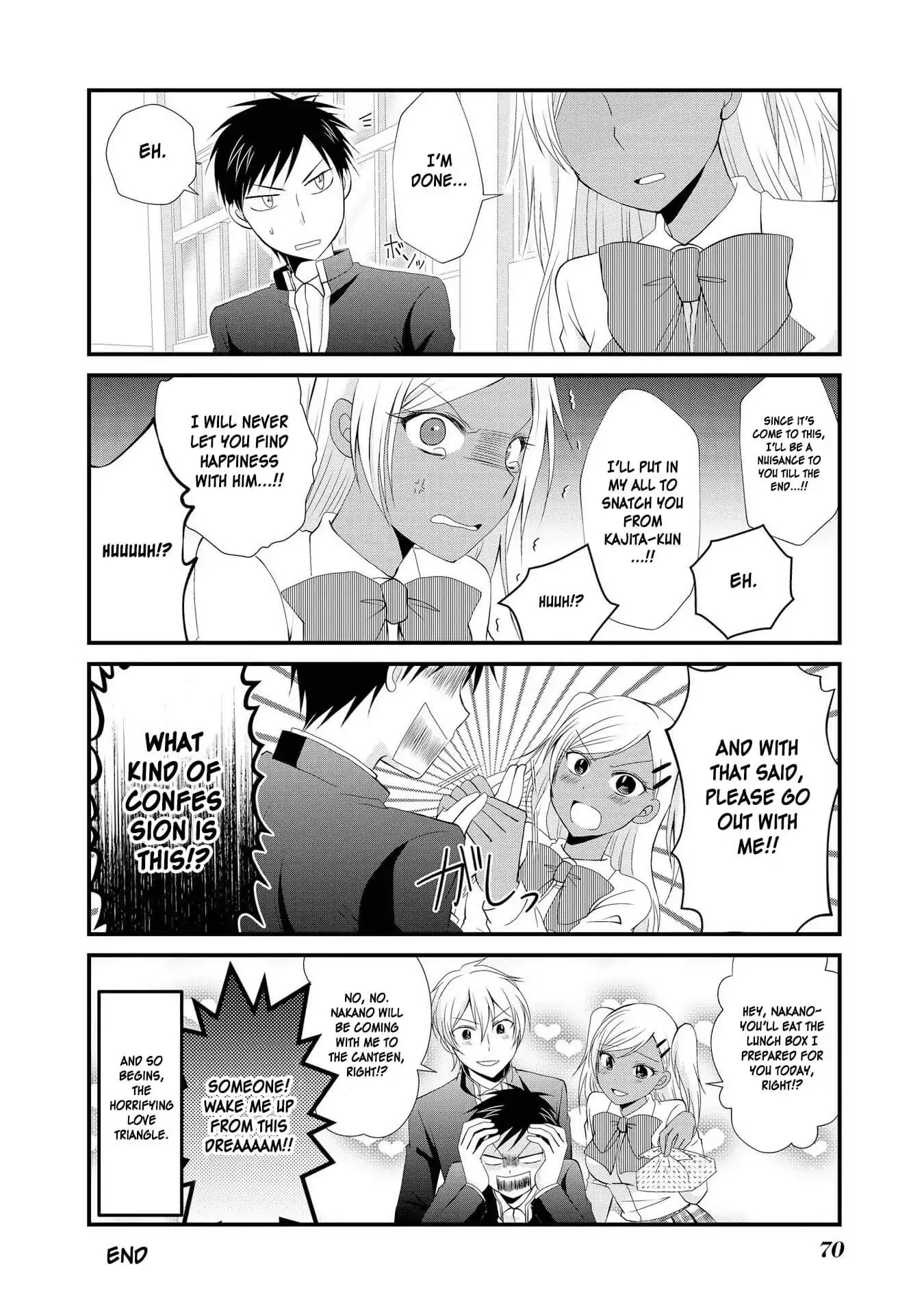 Hyottoshite Gyaru wa Orera ni Yasashii no Dewa? Anthology Comic Chapter 3 page 16 - Chapter 3: This is a story about a Gal falling in love with my best friend