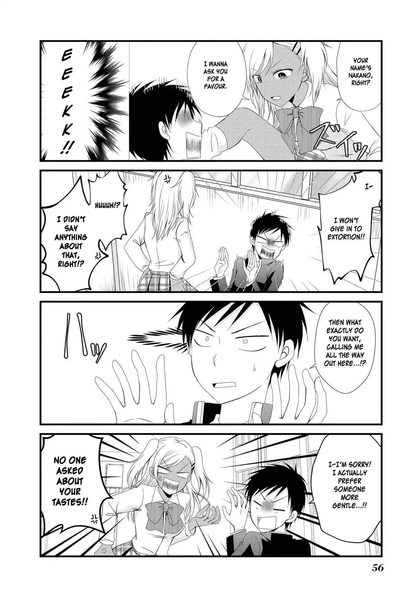 Hyottoshite Gyaru wa Orera ni Yasashii no Dewa? Anthology Comic Chapter 3 page 2 - Chapter 3: This is a story about a Gal falling in love with my best friend