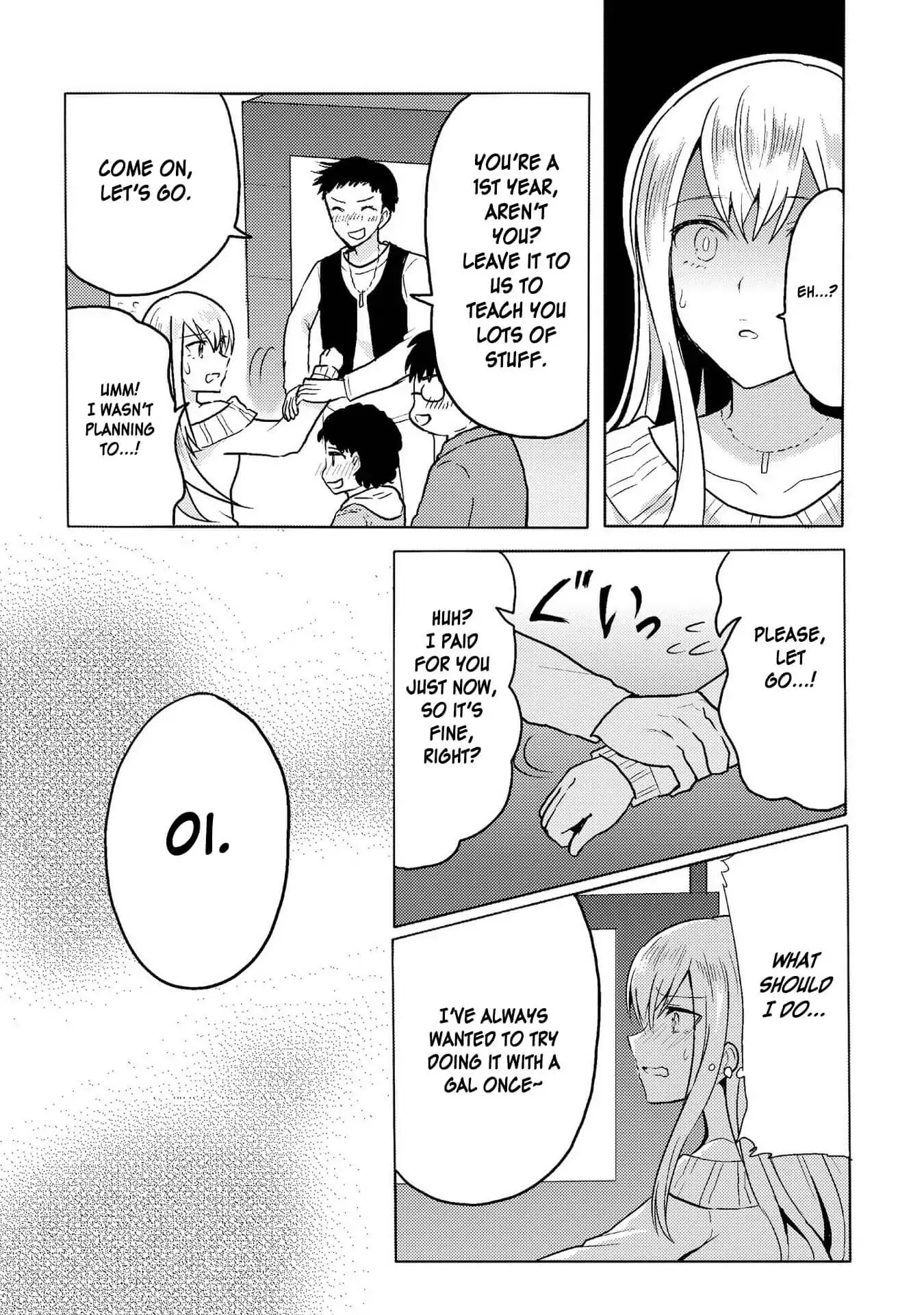 Hyottoshite Gyaru wa Orera ni Yasashii no Dewa? Anthology Comic Chapter 5 page 19 - Chapter 5: The female university life I look up to
