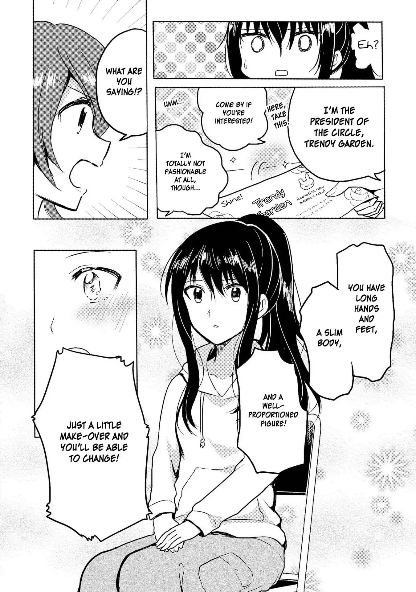 Hyottoshite Gyaru wa Orera ni Yasashii no Dewa? Anthology Comic Chapter 5 page 4 - Chapter 5: The female university life I look up to