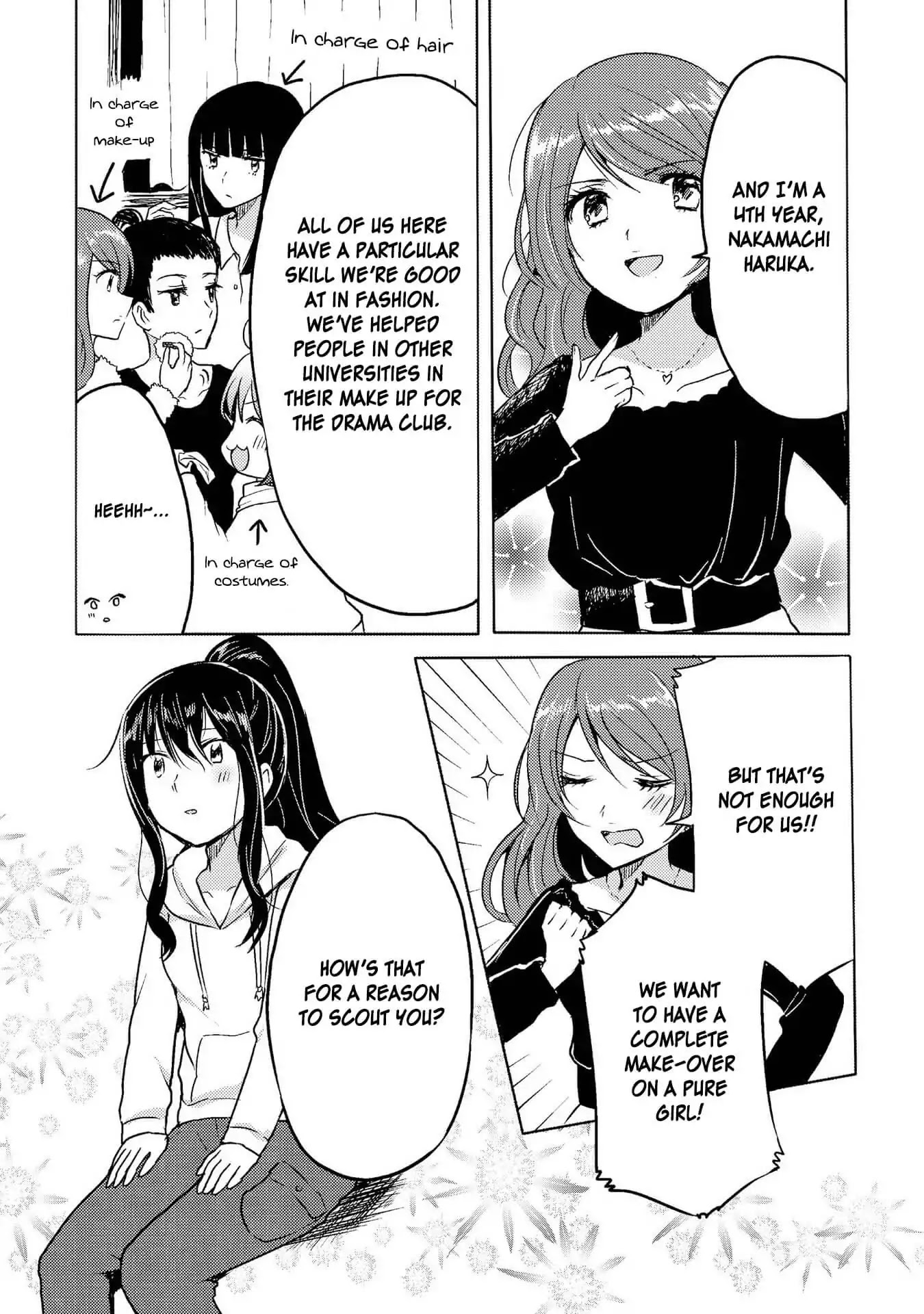 Hyottoshite Gyaru wa Orera ni Yasashii no Dewa? Anthology Comic Chapter 5 page 9 - Chapter 5: The female university life I look up to