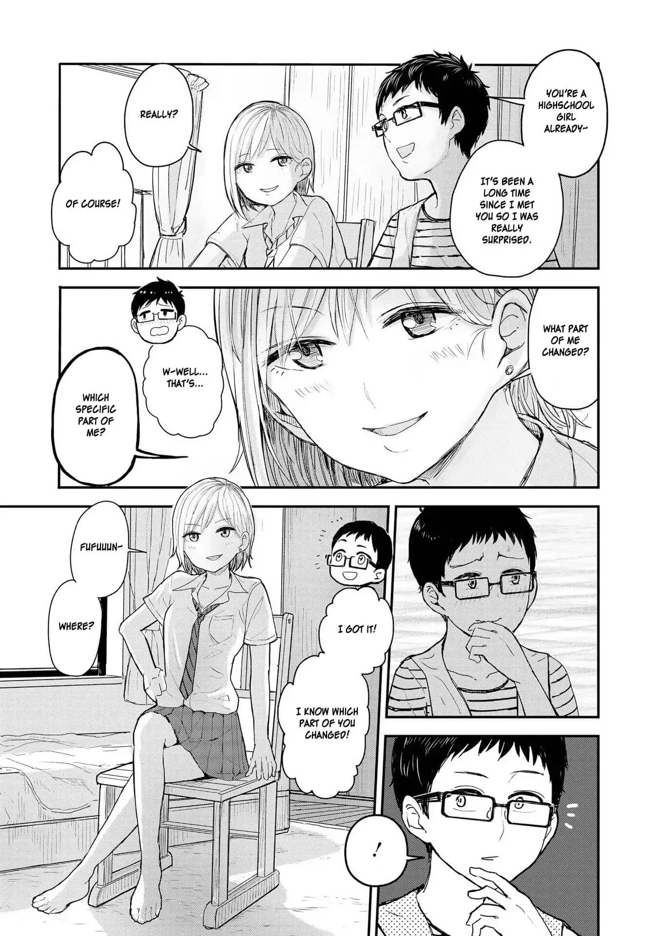 Hyottoshite Gyaru wa Orera ni Yasashii no Dewa? Anthology Comic Chapter 7 page 7 - Chapter 7: My cool niece and summer vacation