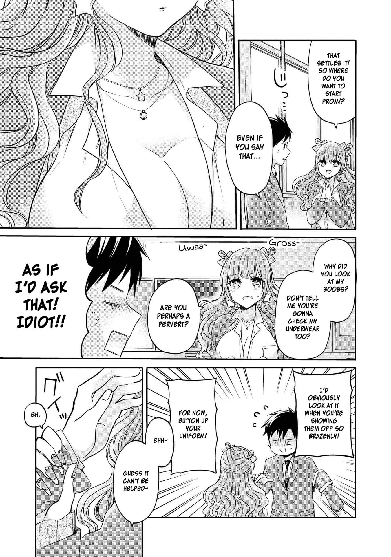 Hyottoshite Gyaru wa Orera ni Yasashii no Dewa? Anthology Comic Chapter 8 page 9 - Chapter 8: President Yoshizaki wants to reform!