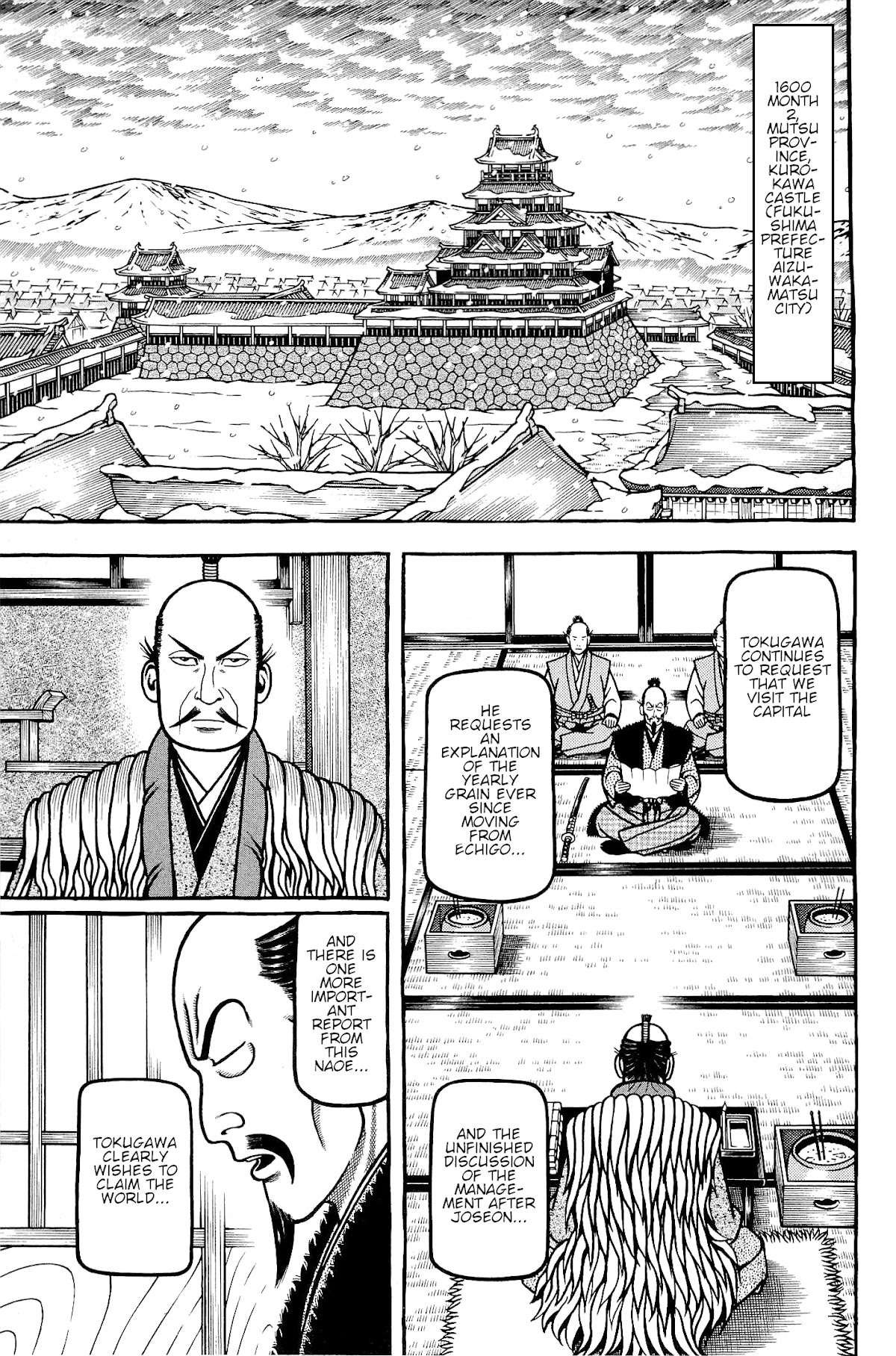 Hyougemono Chapter 142 page 1 - Chapter 142: King of Quiet Feat. Uesugi Kagekatsu