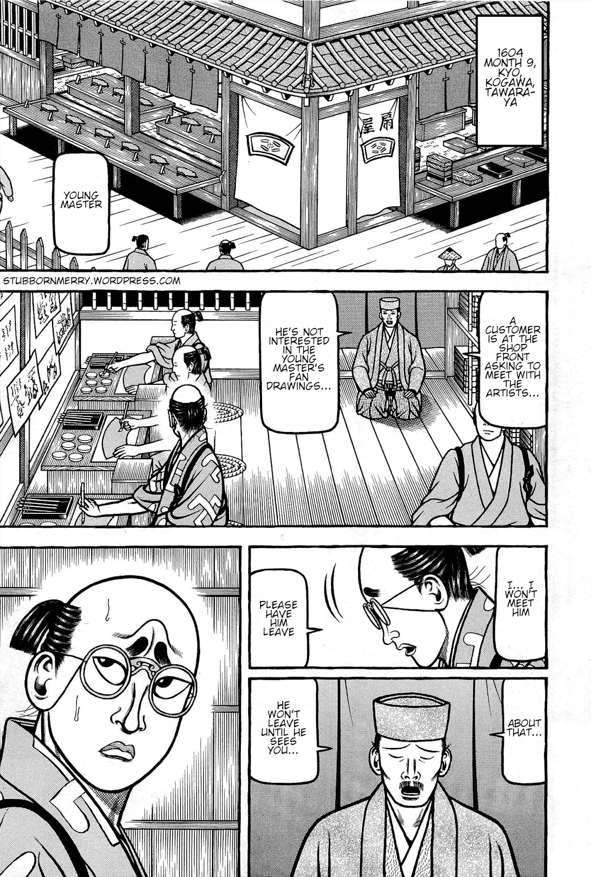 Hyougemono Chapter 167 page 1 - Chapter 167: Samurai, Pottery & Violence