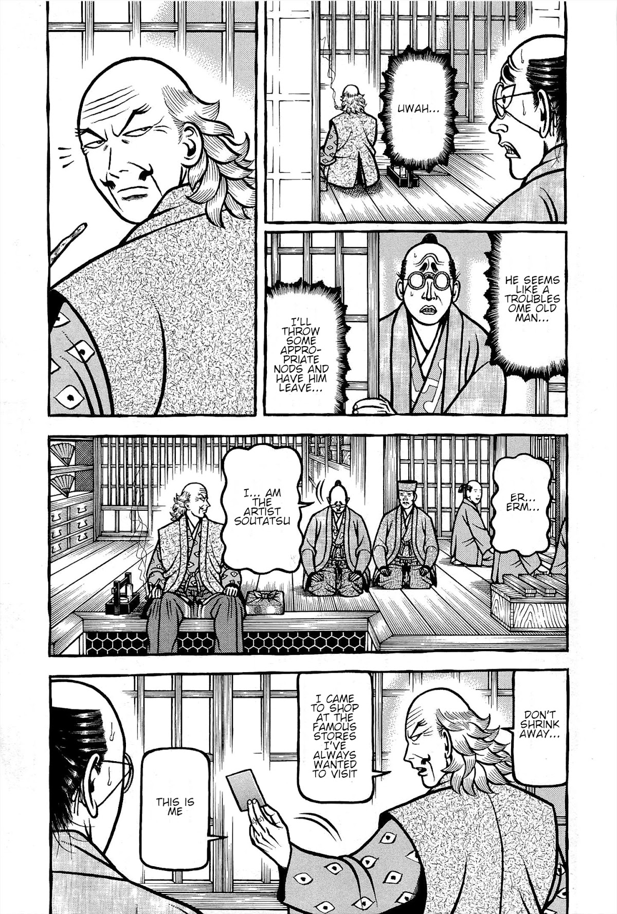 Hyougemono Chapter 167 page 3 - Chapter 167: Samurai, Pottery & Violence