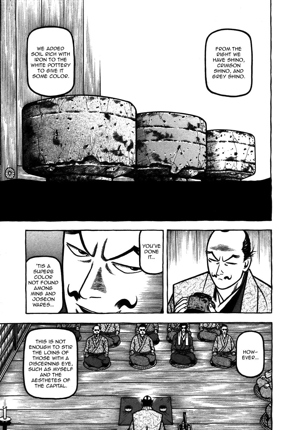 Hyougemono Chapter 64 page 14 - Chapter 64: Furuta Oribe and Hot Stuff