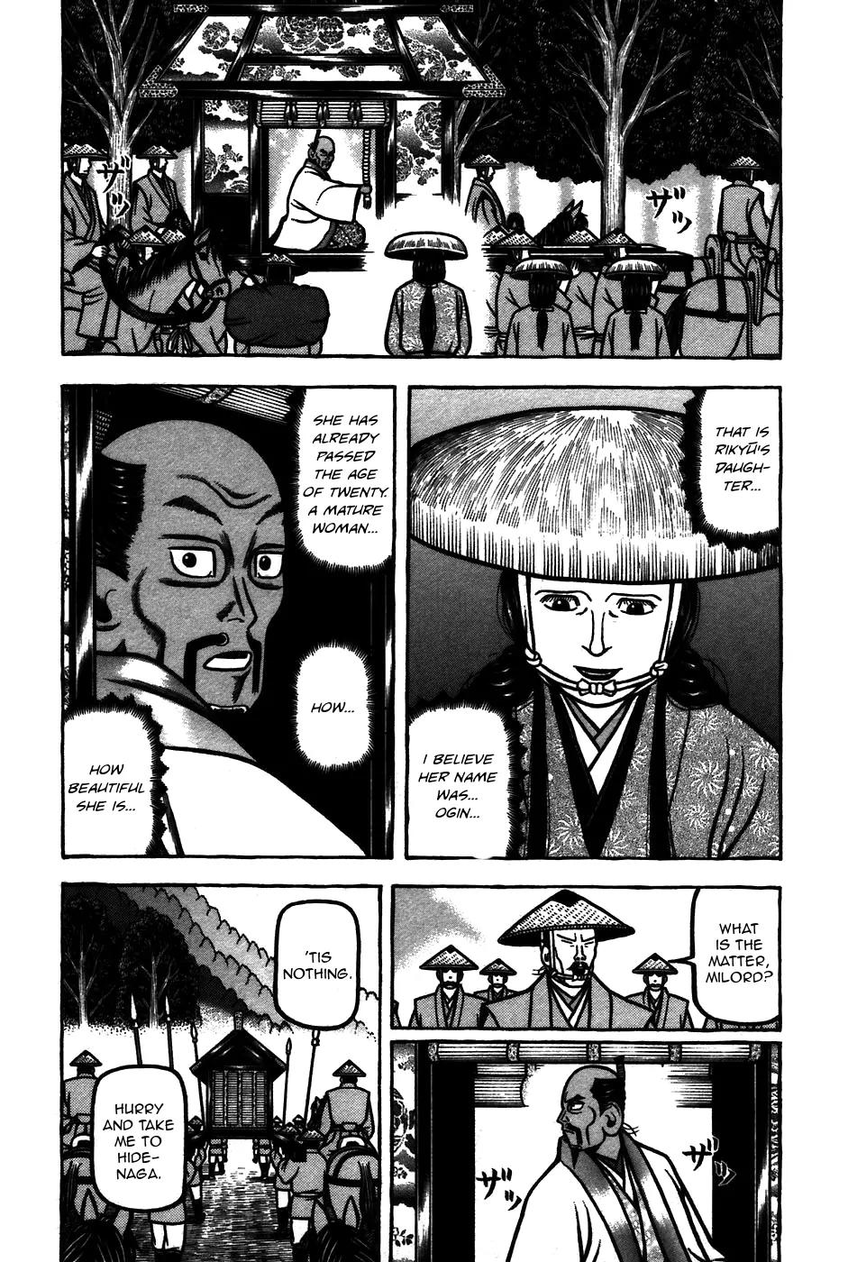 Hyougemono Chapter 64 page 3 - Chapter 64: Furuta Oribe and Hot Stuff