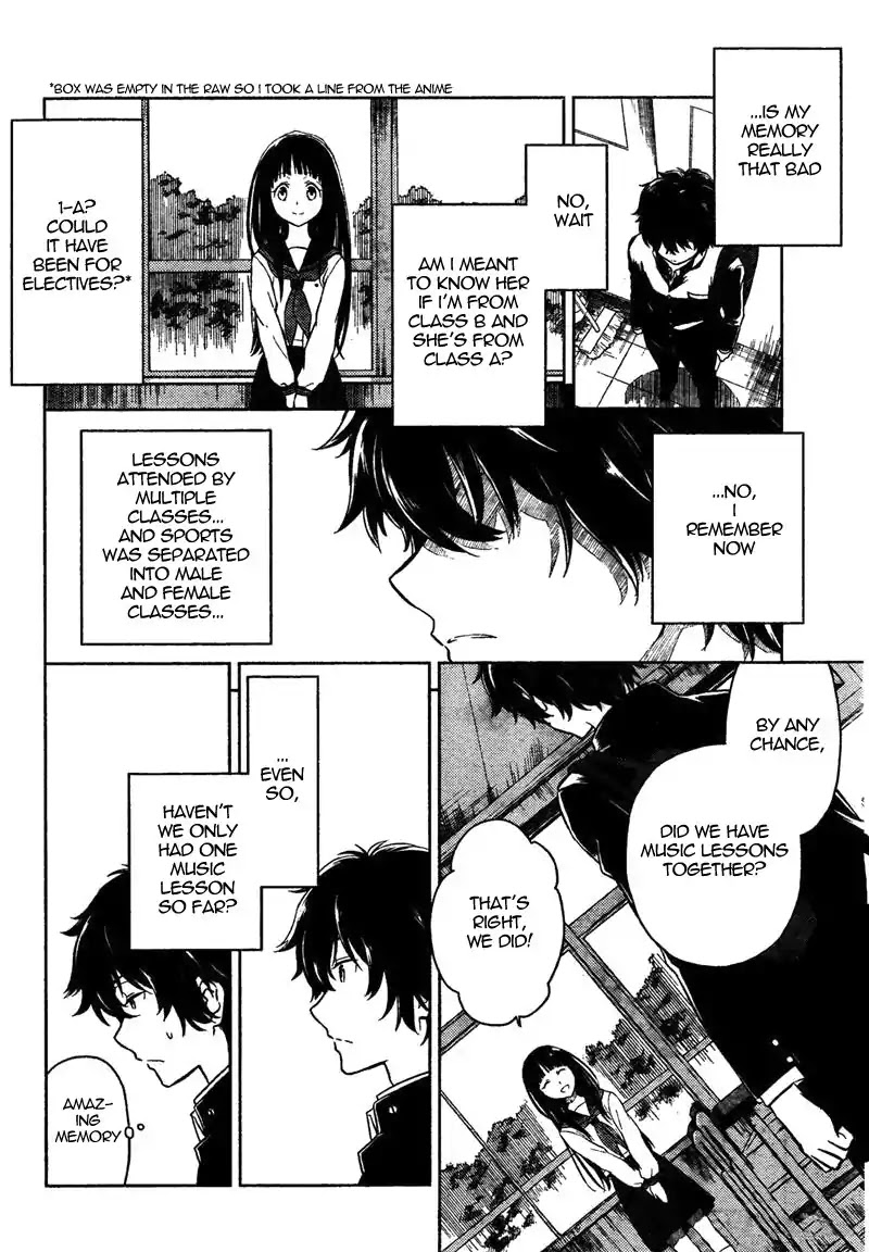 Hyouka Chapter 1 page 21 - Chapter 1 : Read Online