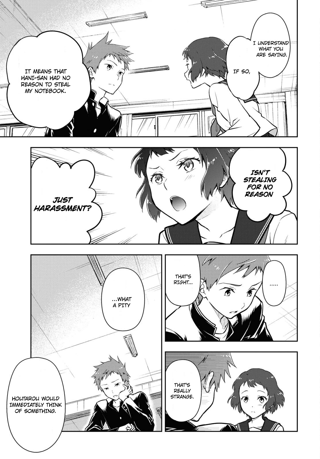 Hyouka Chapter 100 page 7 - Chapter 100: Our Legendary Volume ⑫