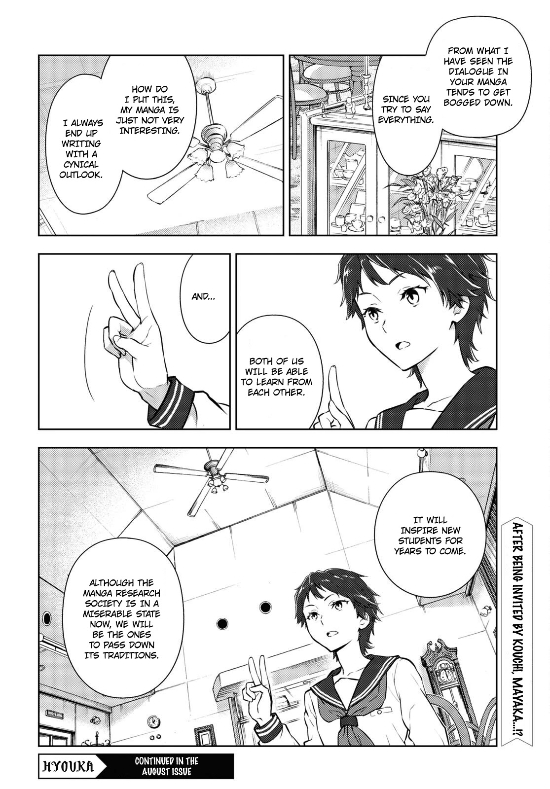 Hyouka Chapter 105 page 10 - Chapter 105: Our Legendary Volume ⑰