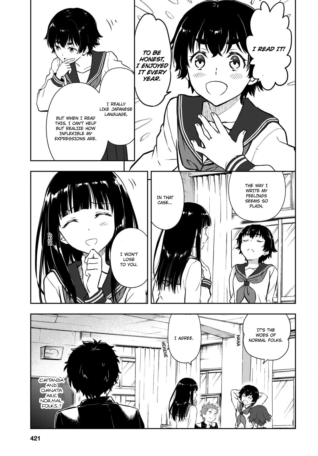 Hyouka Chapter 108 page 6 - Chapter 108: The Tiger and the Crab, or The Murder of Oreki Houtarou ①