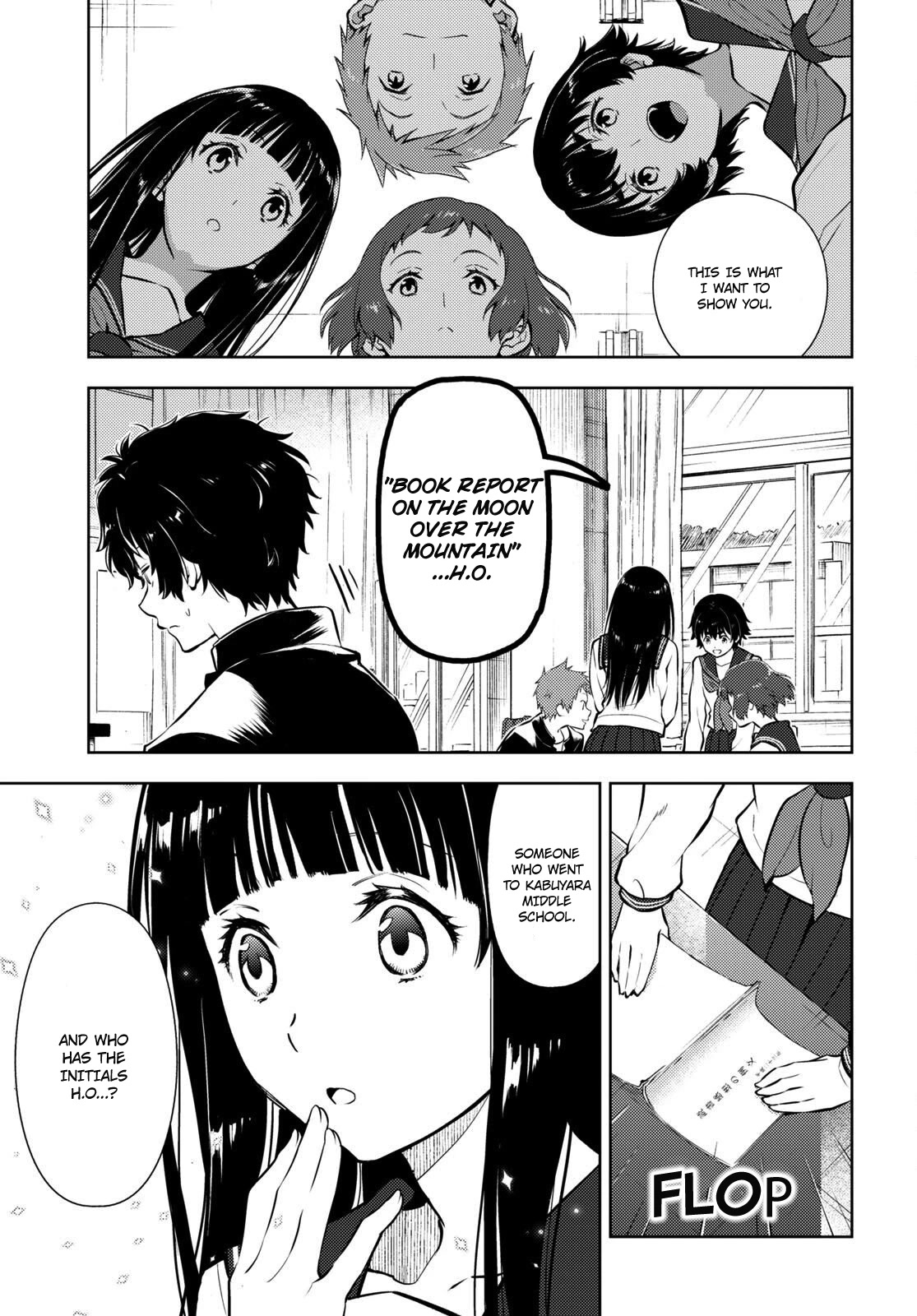 Hyouka Chapter 108 page 8 - Chapter 108: The Tiger and the Crab, or The Murder of Oreki Houtarou ①