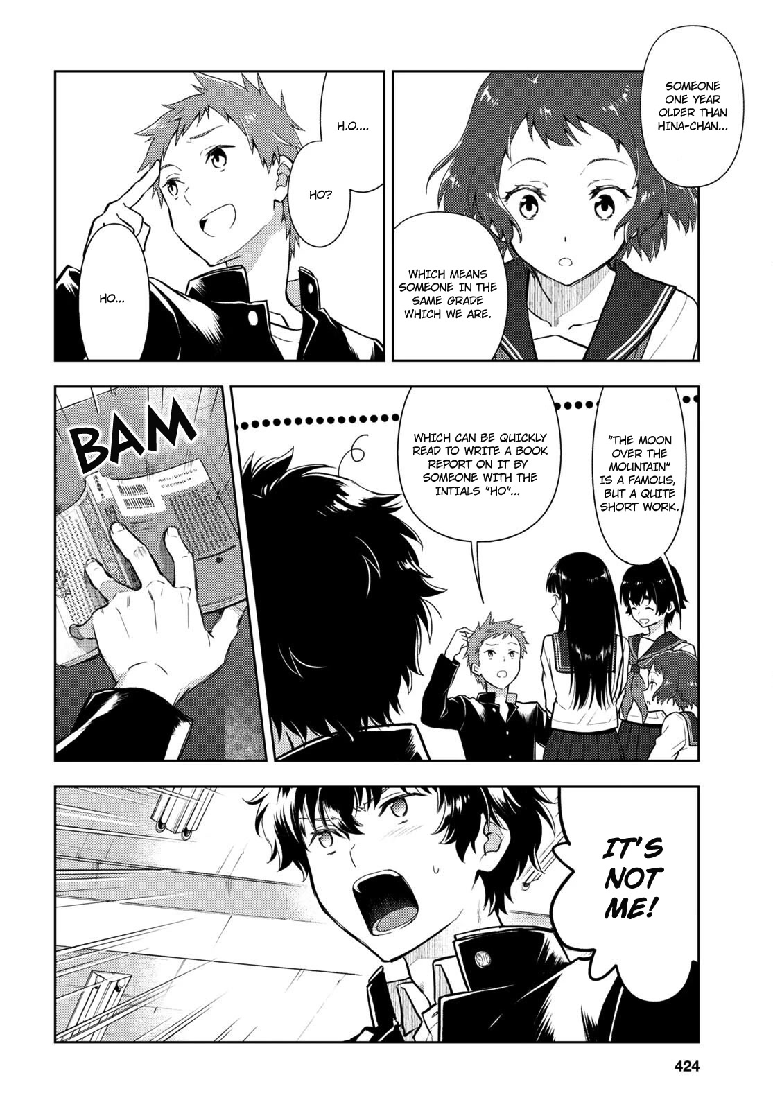 Hyouka Chapter 108 page 9 - Chapter 108: The Tiger and the Crab, or The Murder of Oreki Houtarou ①