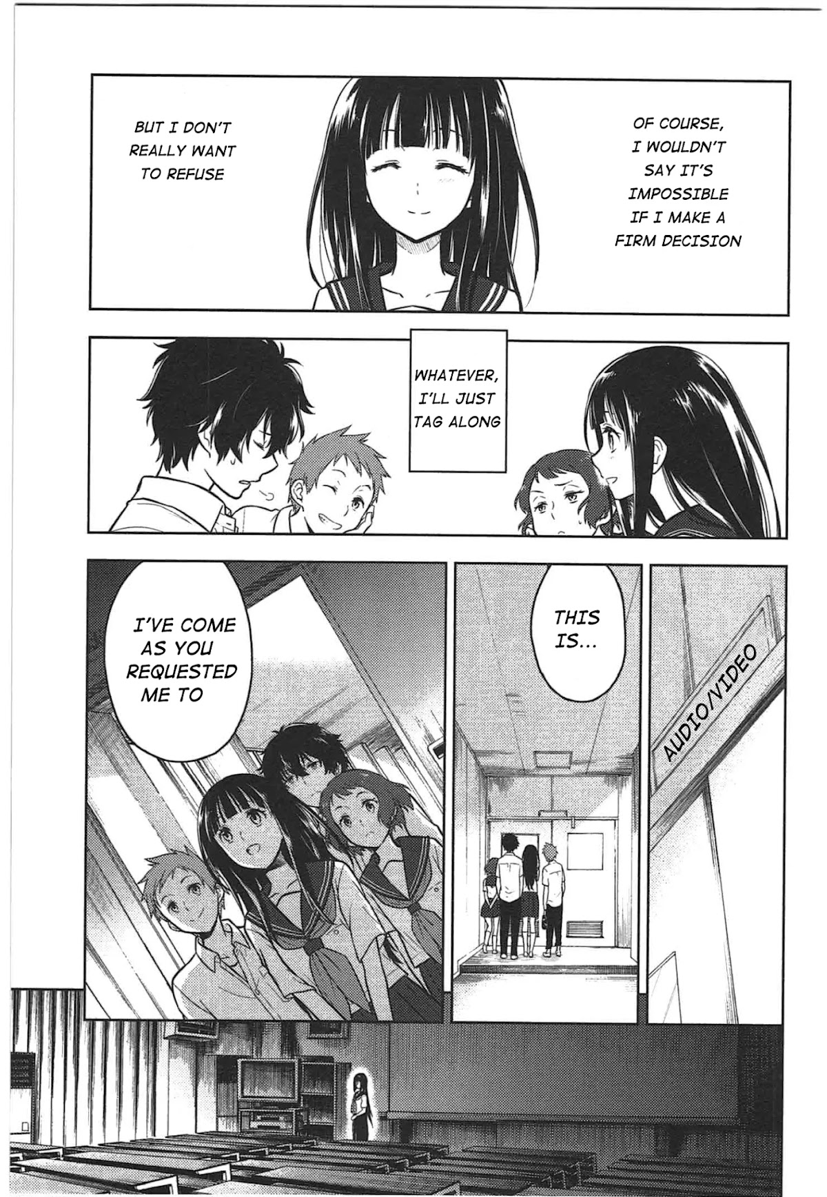 Hyouka Chapter 11 page 17 - Chapter 11: To The Preview!