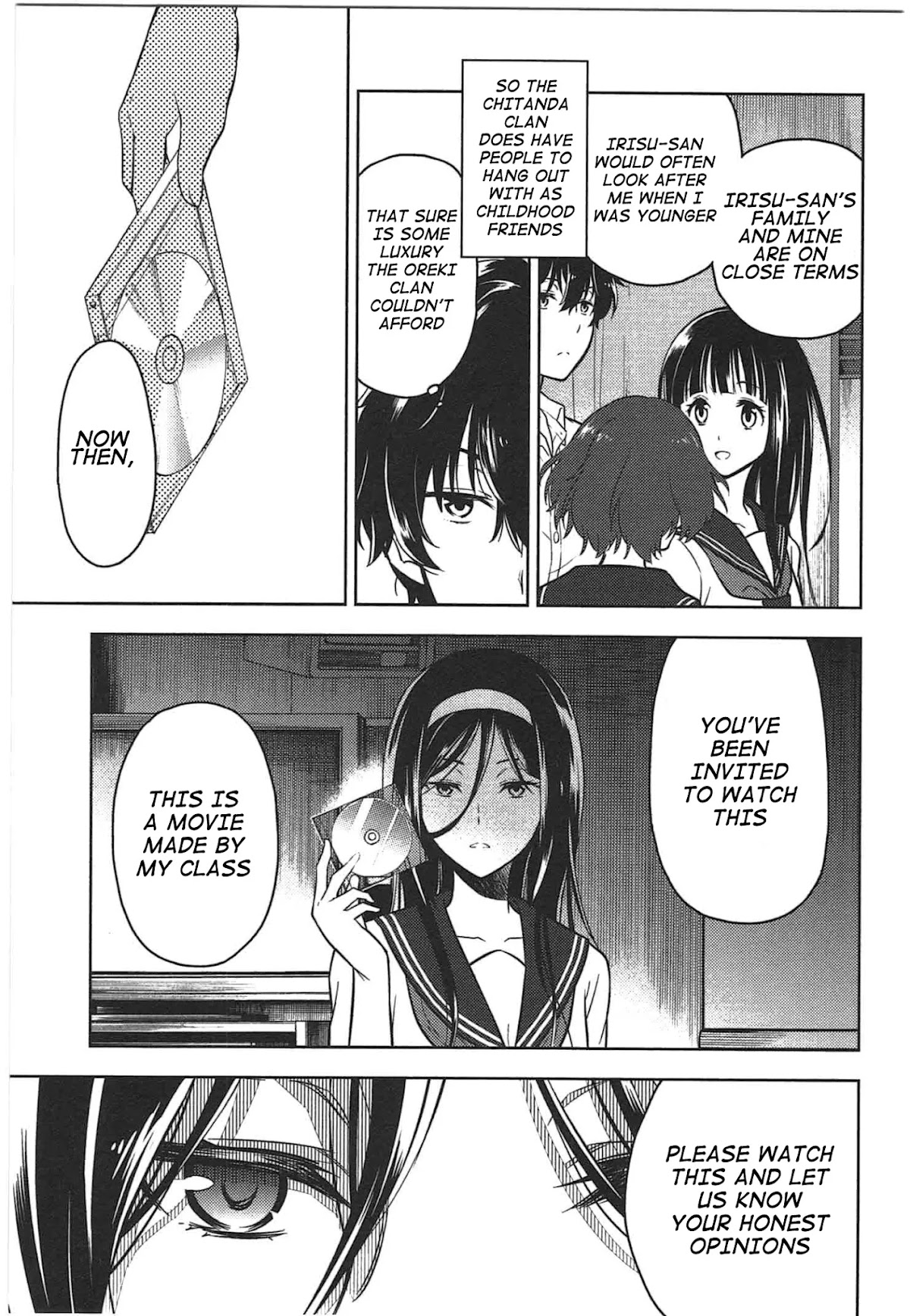 Hyouka Chapter 11 page 21 - Chapter 11: To The Preview!