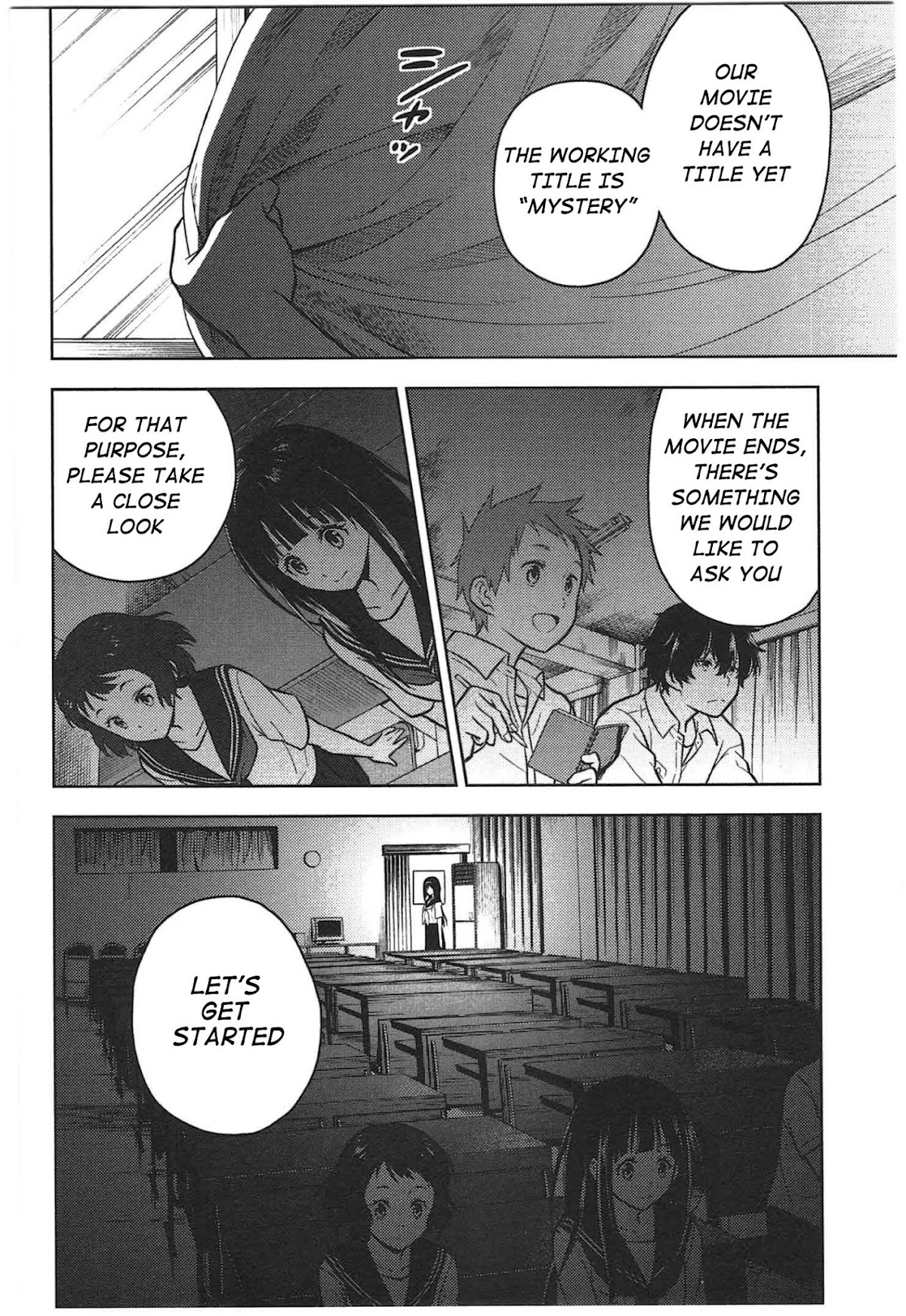 Hyouka Chapter 11 page 24 - Chapter 11: To The Preview!
