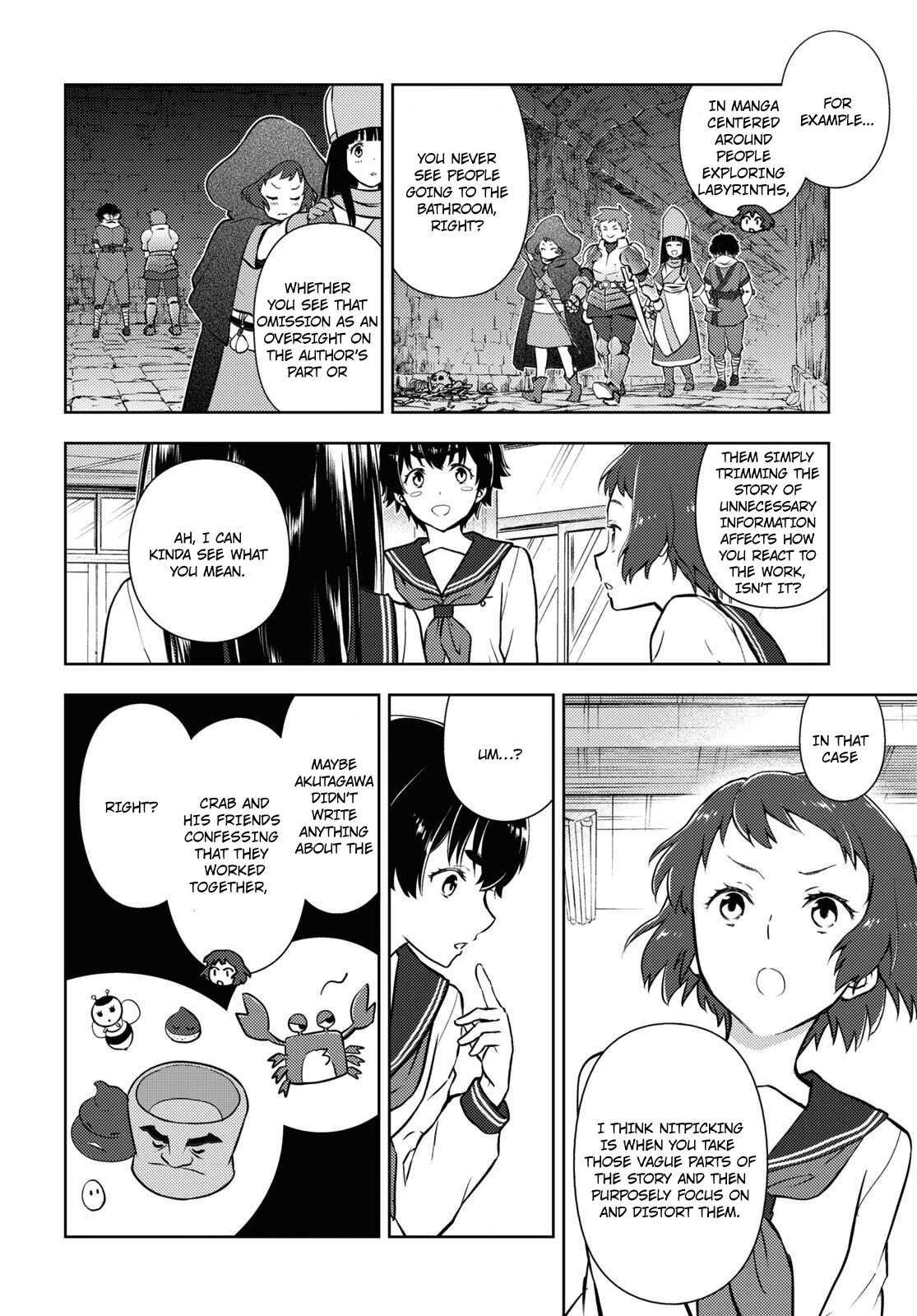 Hyouka Chapter 112 page 4 - Chapter 112: The Tiger and the Crab, or The Murder of Oreki Houtarou ⑤