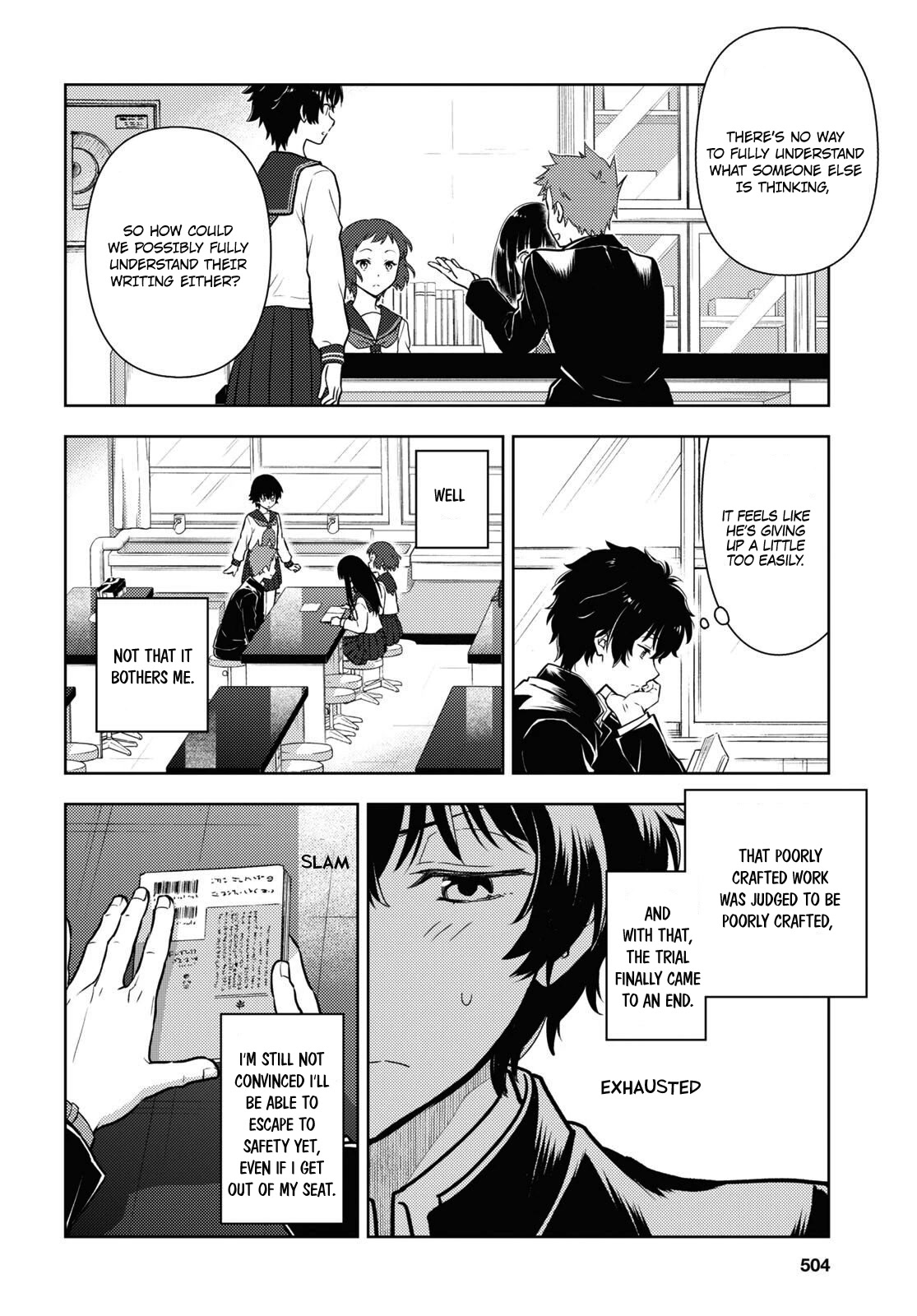 Hyouka Chapter 112 page 8 - Chapter 112: The Tiger and the Crab, or The Murder of Oreki Houtarou ⑤