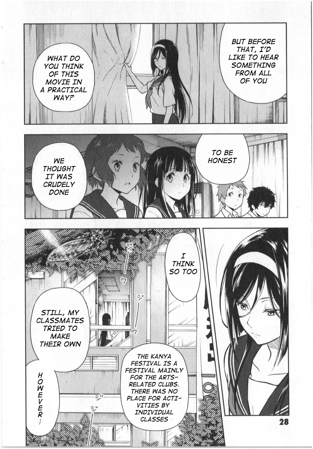Hyouka Chapter 12 page 30 - Chapter 12: To The Preview! Pt. 2