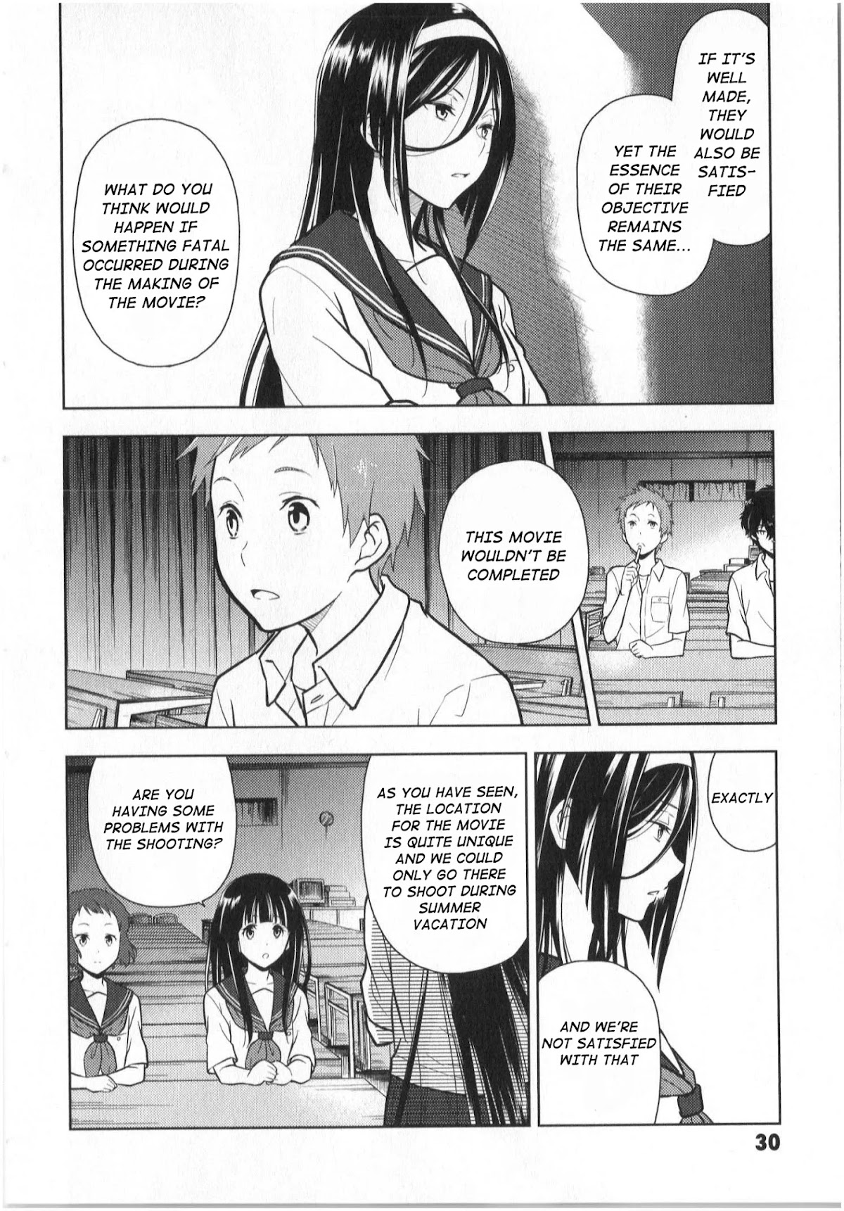 Hyouka Chapter 12 page 32 - Chapter 12: To The Preview! Pt. 2