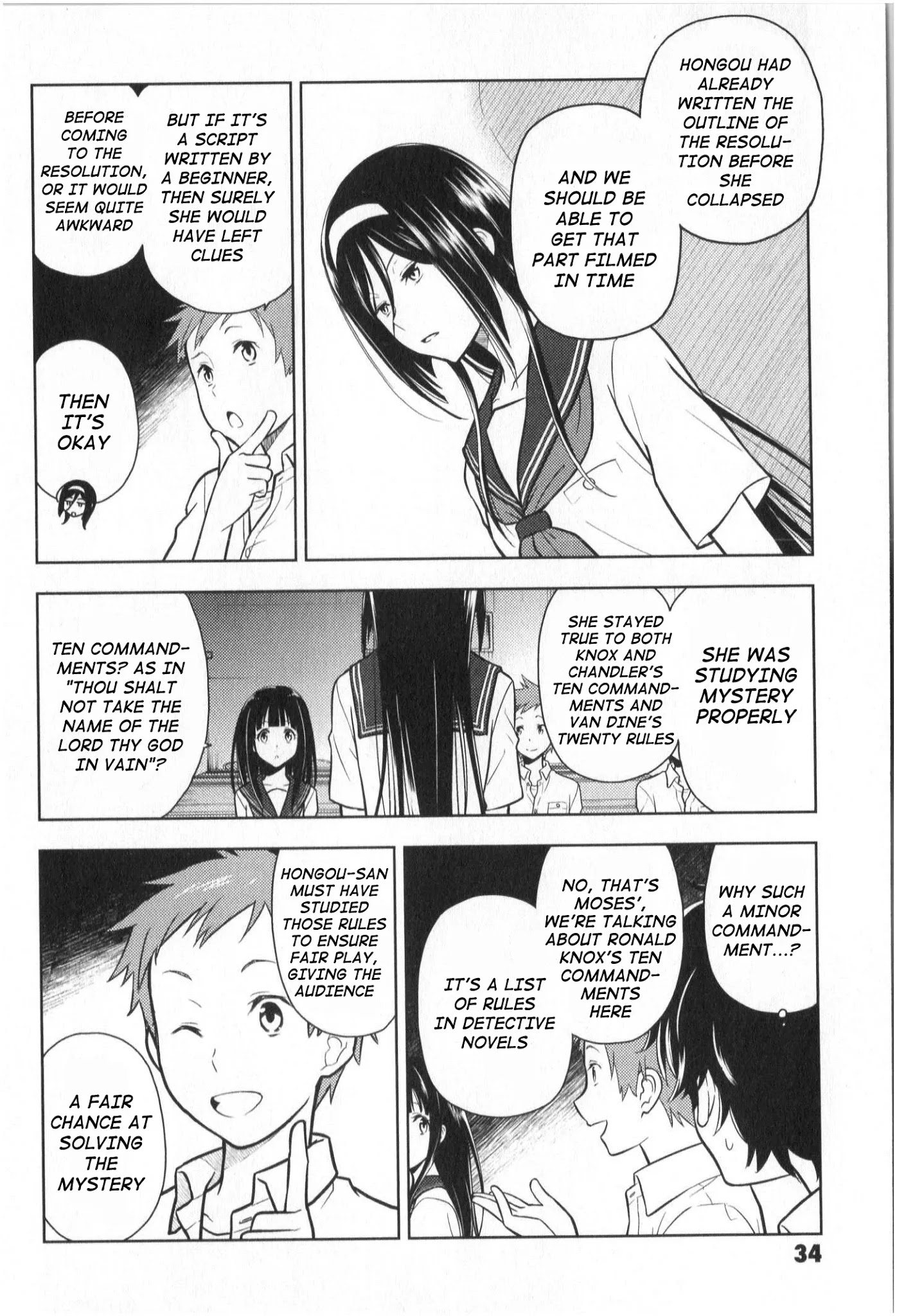 Hyouka Chapter 12 page 36 - Chapter 12: To The Preview! Pt. 2