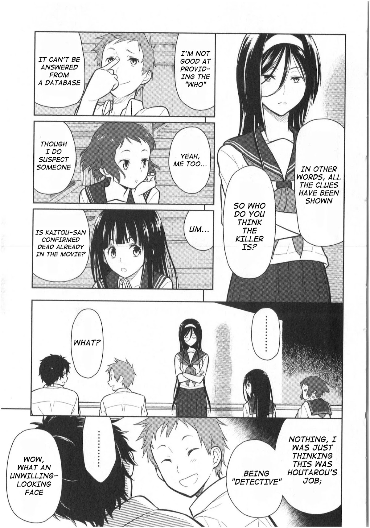 Hyouka Chapter 12 page 37 - Chapter 12: To The Preview! Pt. 2