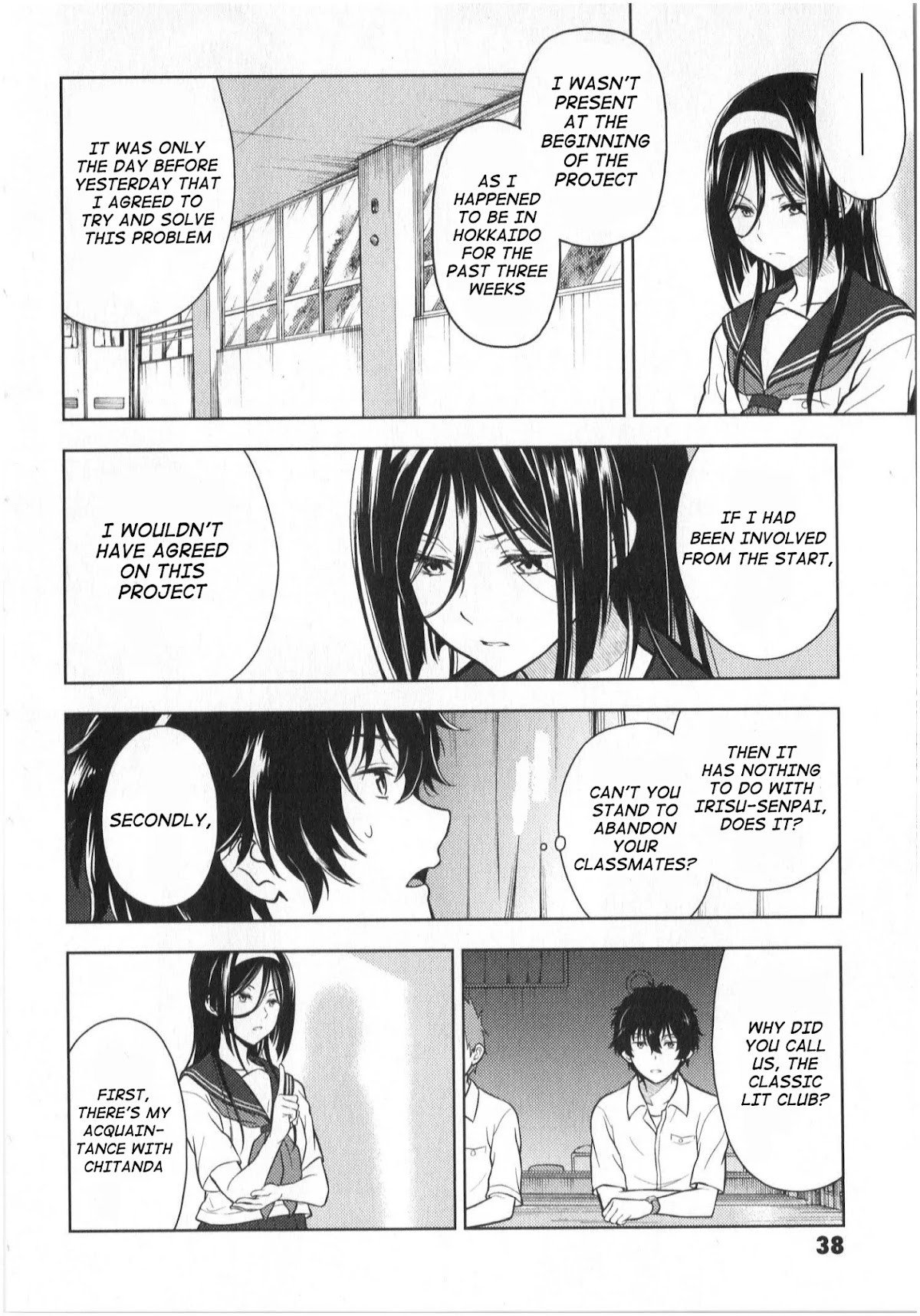 Hyouka Chapter 12 page 40 - Chapter 12: To The Preview! Pt. 2