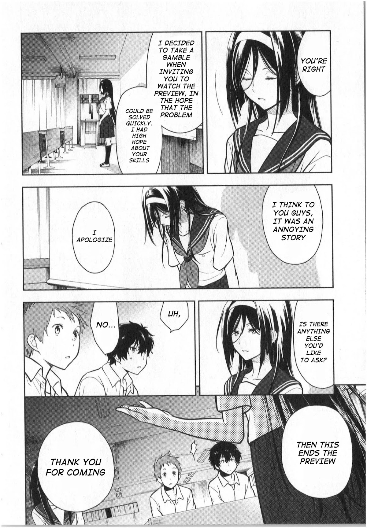 Hyouka Chapter 12 page 42 - Chapter 12: To The Preview! Pt. 2