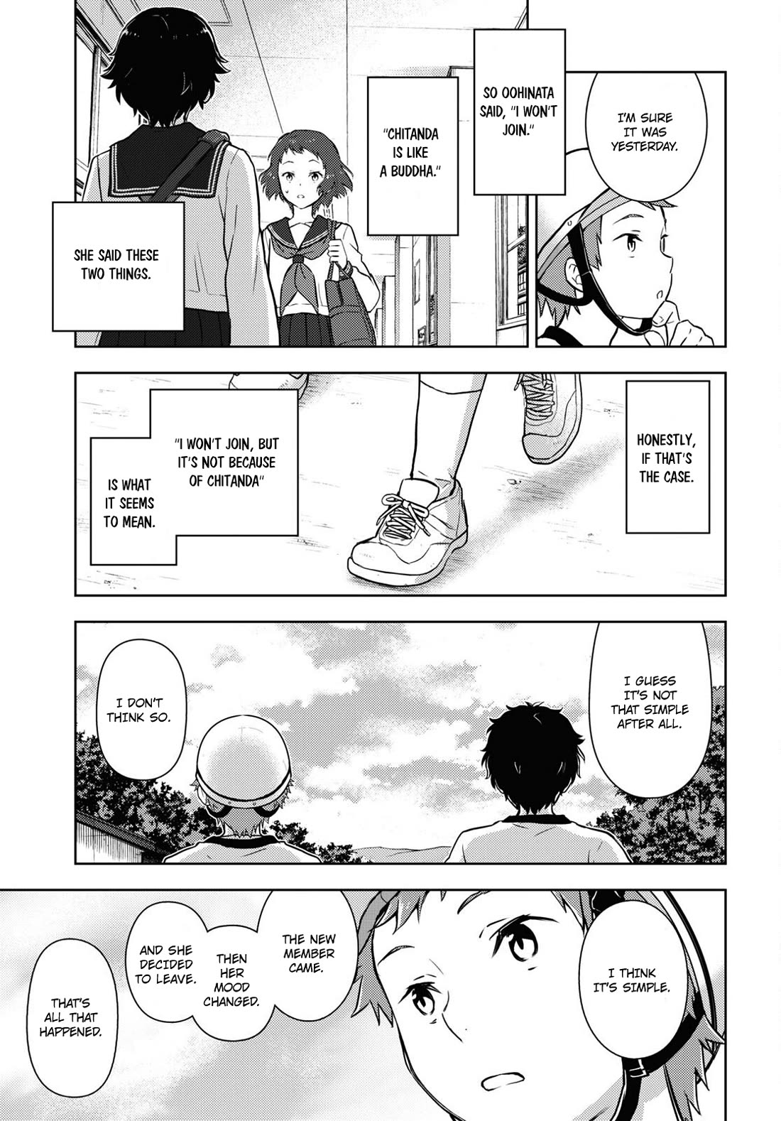 Hyouka Chapter 124 page 9 - Chapter 124: Too Long When Simply Running ➁