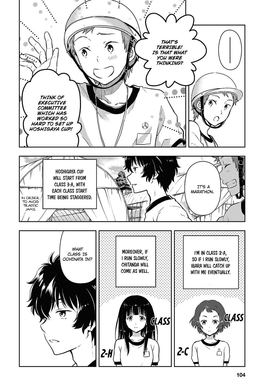Hyouka Chapter 125 page 6 - Chapter 125: Too Long When Simply Running ③