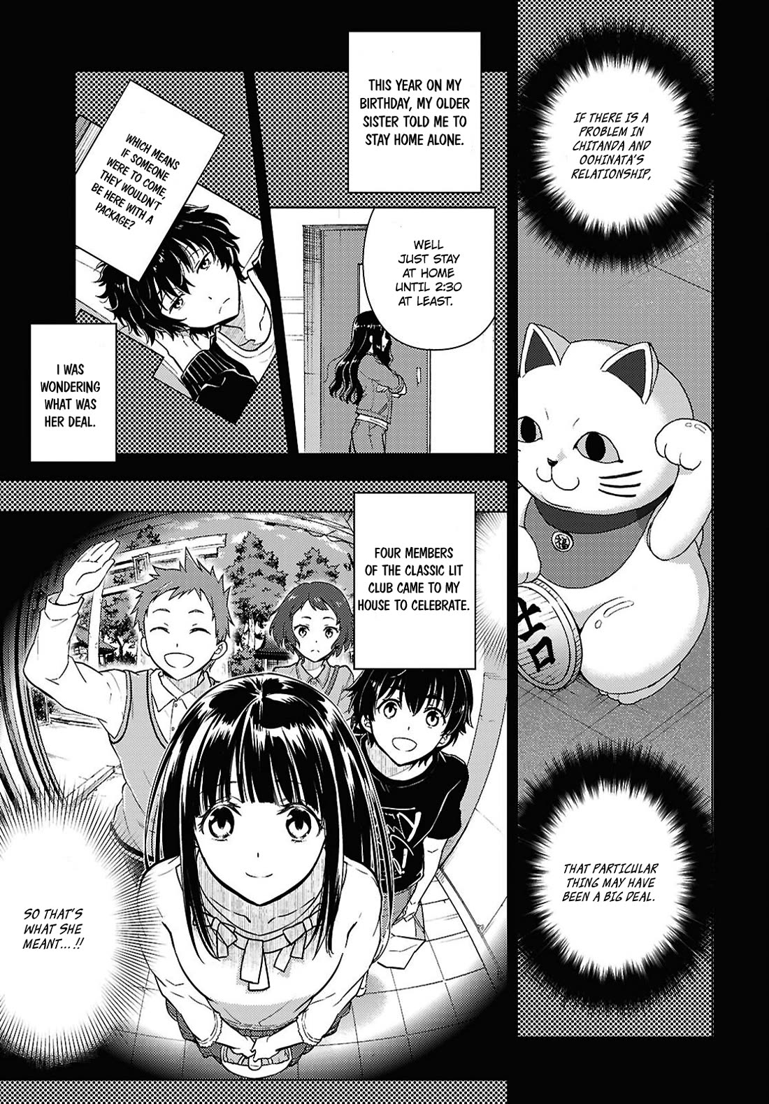 Hyouka Chapter 127 page 9 - Chapter 127: Too Long When Simply Running ⑤