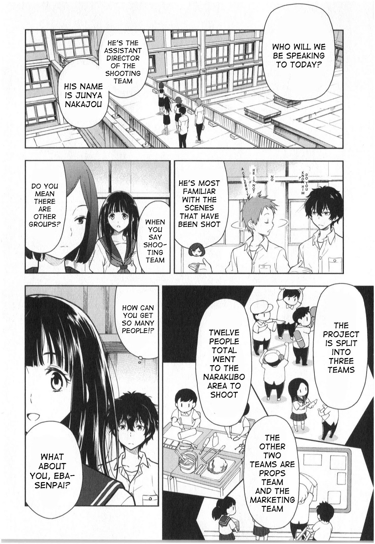 Hyouka Chapter 13 page 14 - Chapter 13: The Murder In The Abandoned Village of Furuoka