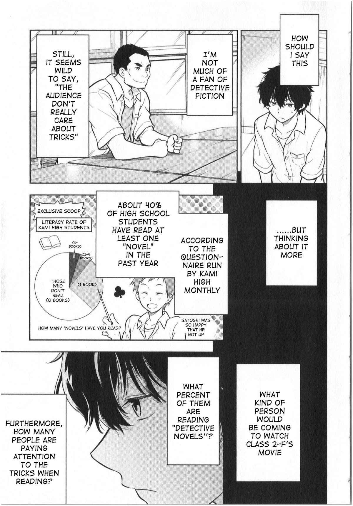 Hyouka Chapter 13 page 27 - Chapter 13: The Murder In The Abandoned Village of Furuoka