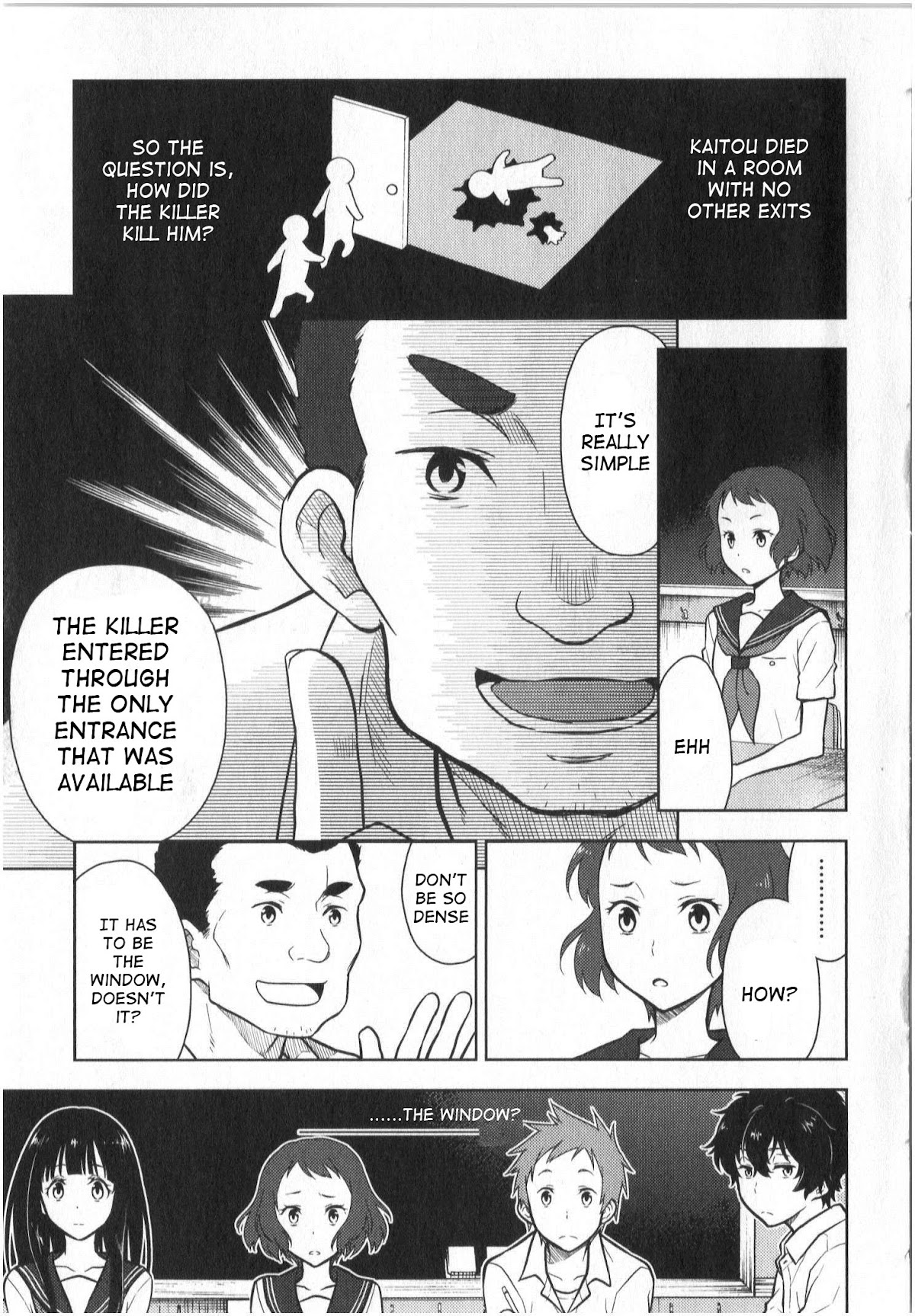 Hyouka Chapter 13 page 29 - Chapter 13: The Murder In The Abandoned Village of Furuoka