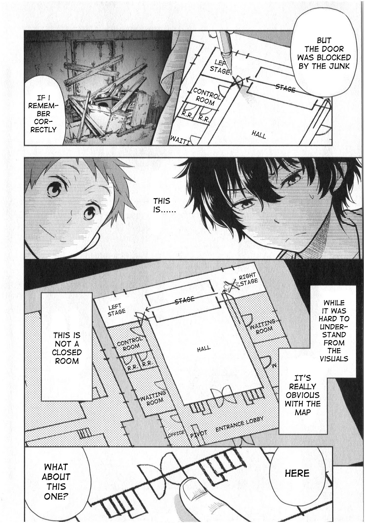 Hyouka Chapter 13 page 32 - Chapter 13: The Murder In The Abandoned Village of Furuoka