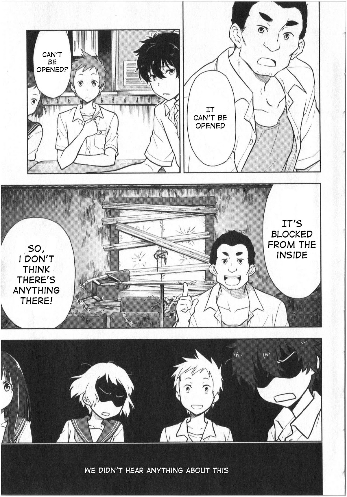 Hyouka Chapter 13 page 33 - Chapter 13: The Murder In The Abandoned Village of Furuoka