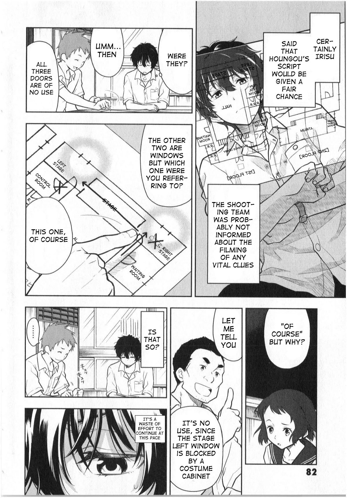 Hyouka Chapter 13 page 34 - Chapter 13: The Murder In The Abandoned Village of Furuoka