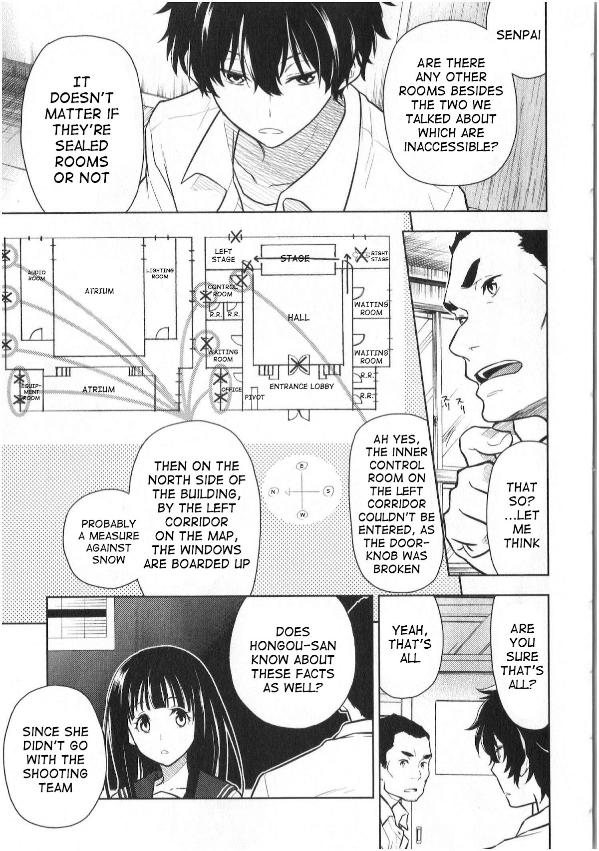 Hyouka Chapter 13 page 35 - Chapter 13: The Murder In The Abandoned Village of Furuoka