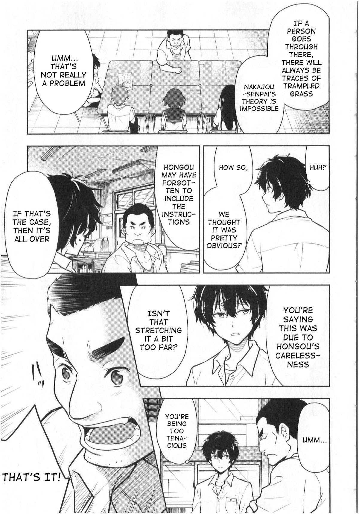 Hyouka Chapter 13 page 39 - Chapter 13: The Murder In The Abandoned Village of Furuoka