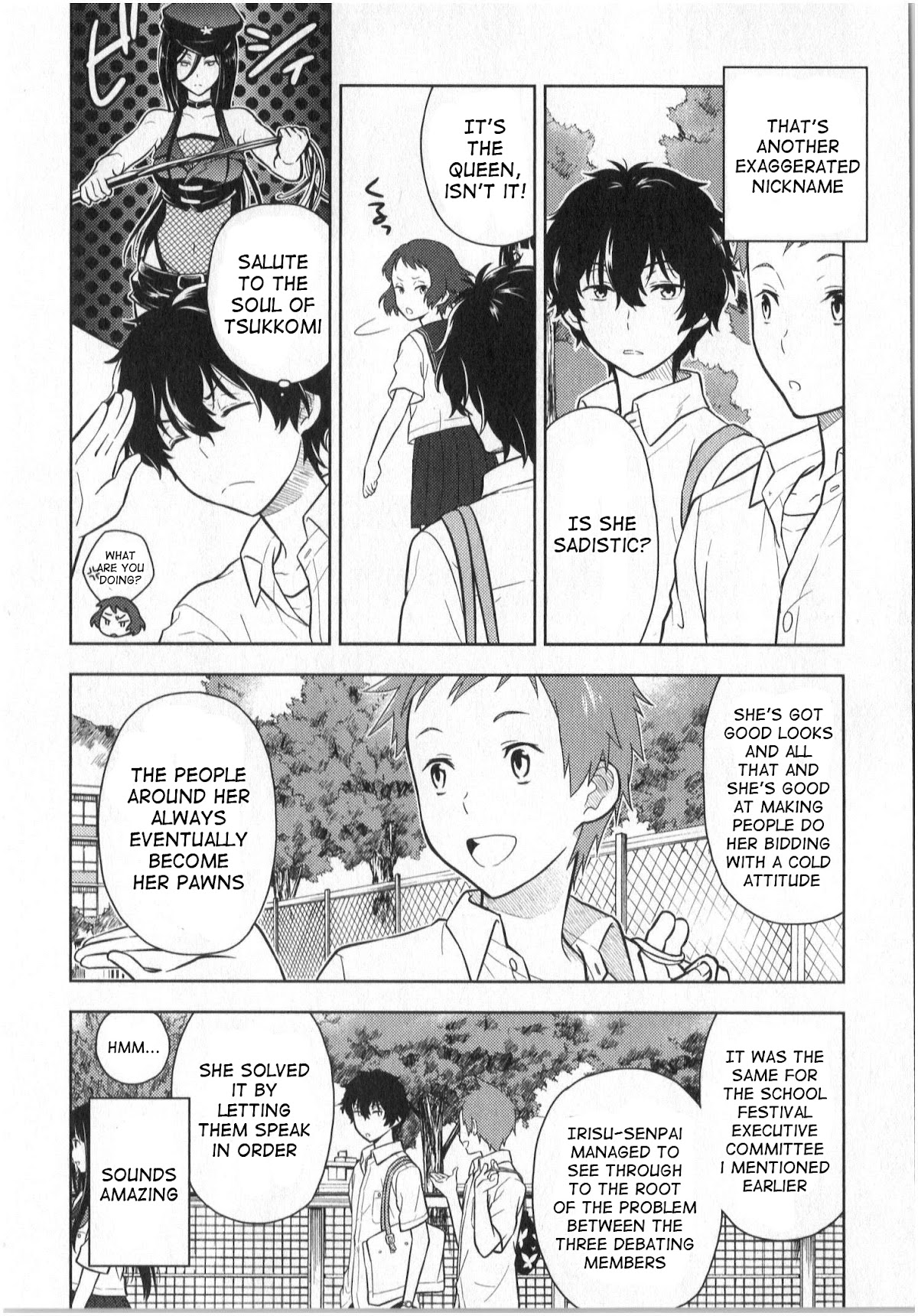 Hyouka Chapter 13 page 4 - Chapter 13: The Murder In The Abandoned Village of Furuoka