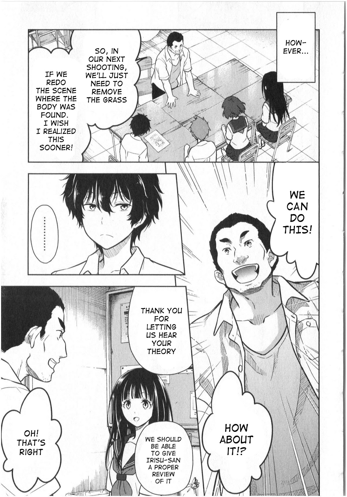 Hyouka Chapter 13 page 41 - Chapter 13: The Murder In The Abandoned Village of Furuoka