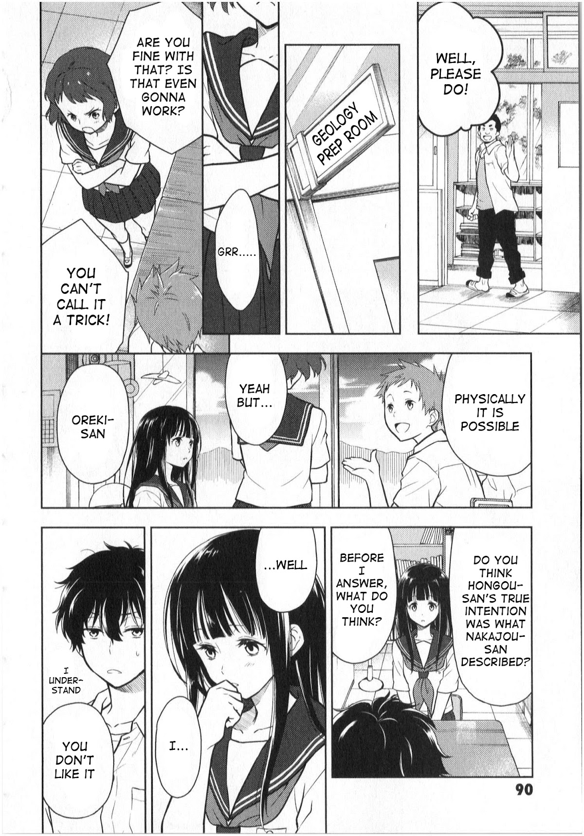 Hyouka Chapter 13 page 42 - Chapter 13: The Murder In The Abandoned Village of Furuoka