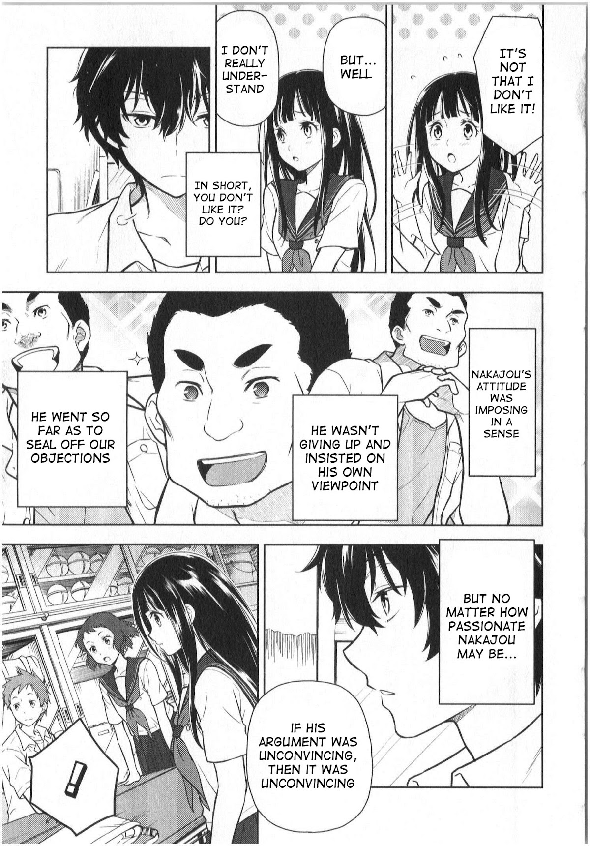 Hyouka Chapter 13 page 43 - Chapter 13: The Murder In The Abandoned Village of Furuoka