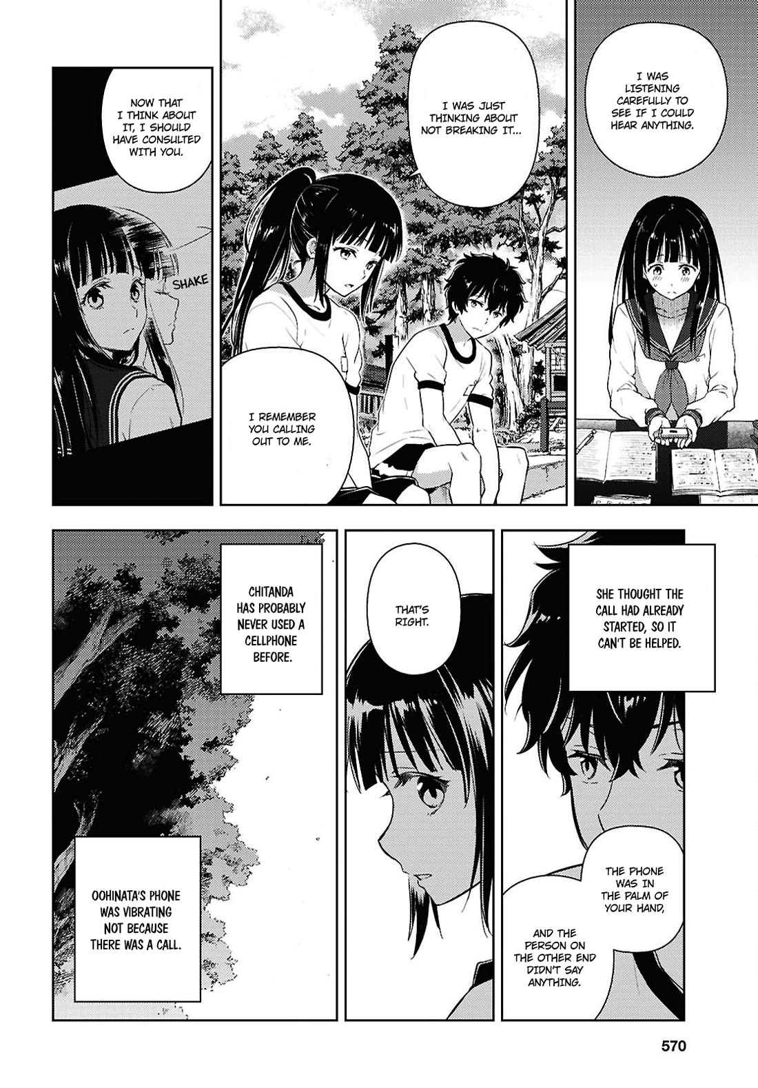 Hyouka Chapter 136 page 8 - Chapter 136: Easier to Just Let Go ⑥