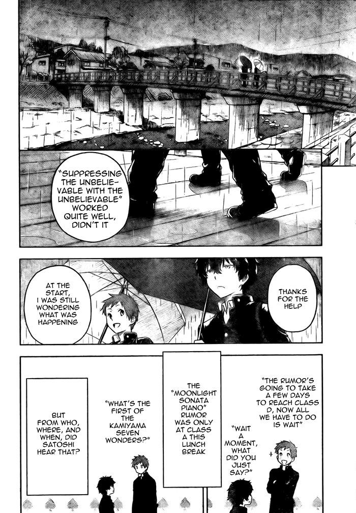 Hyouka Chapter 2 page 33 - Chapter 2 : The Things I Must Do, I Do Quickly And Simply