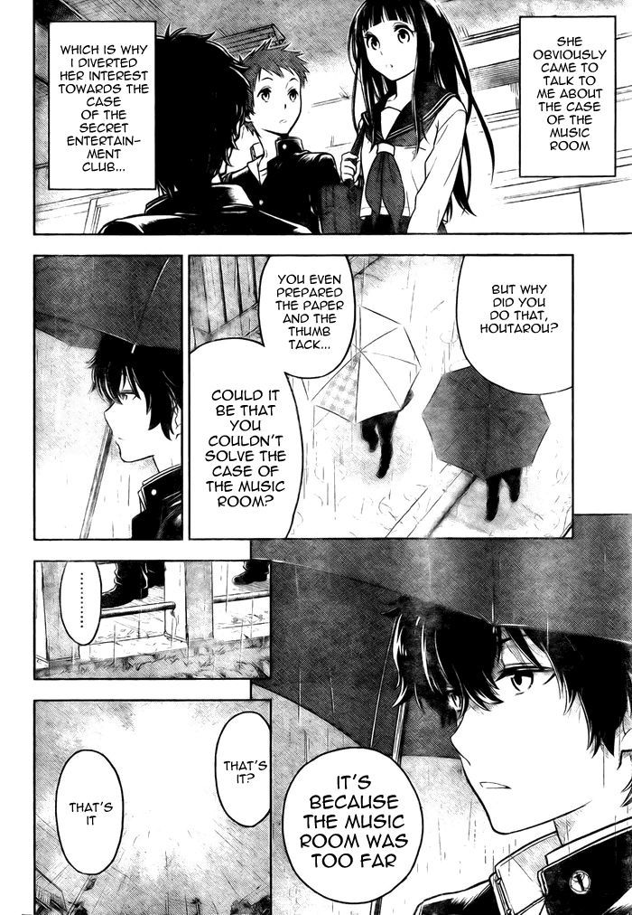 Hyouka Chapter 2 page 35 - Chapter 2 : The Things I Must Do, I Do Quickly And Simply