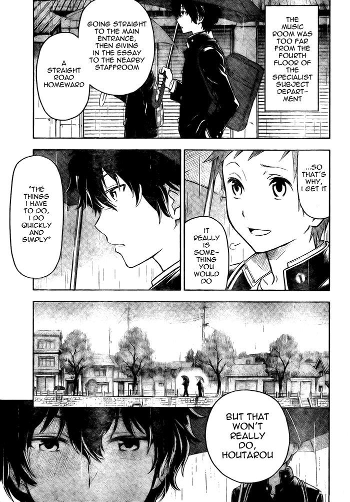 Hyouka Chapter 2 page 36 - Chapter 2 : The Things I Must Do, I Do Quickly And Simply